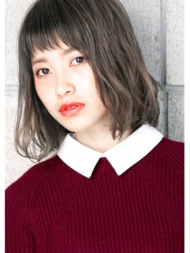ラミ(L'ami) 『 short bang 』 × 『 グレージュカラー 』 ☆ BOBスタイル