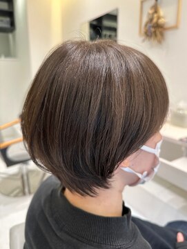 イツクヘアー(Ituc Hair) 【お客様施術例】ショートヘア/サンドベージュ