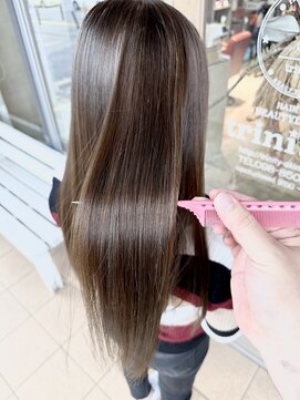 トリニティ(trinity) やわらか艶髪さらさらオイルストレート【豊見城 糸満 南風原】