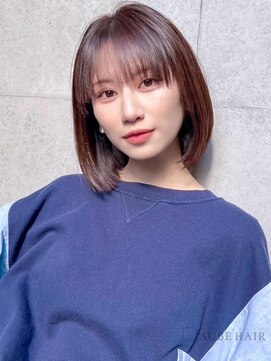 オーブ ヘアー ライト 明石店(AUBE HAIR light) 20代・30代_韓国風タッセルボブ