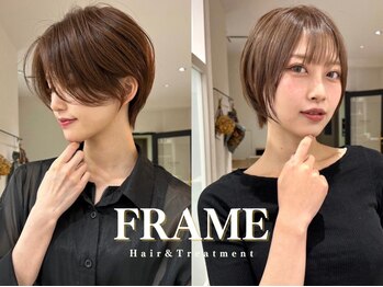フレーム へアアンドトリートメント 天王寺北口店(FRAME)の写真/繊細なカット技術で流行中のショートを実現♪FRAMEであなたの”なりたい”を叶えましょう★[天王寺]