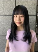 顔まわりレイヤースタイル
