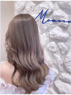 モアナ バイ ヘッドライト 沖縄豊見城店(Moana by HEADLIGHT) Moana【豊見城】#ミルクティーベージュ#ケアブリーチ#髪質改善