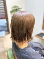 ミオ(mio)&nbsp;外はねボブ×ミルクティーベージュ