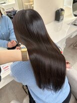 ドロシー 郡山桑野店(Dorothy)&nbsp;イメチェンハッシュカットフルバング似合わせレッドブラウン