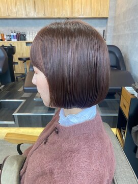 ソイクフ 四条大宮店(SOY-KUFU) 20代30代40代◎イメチェン似合わせカットフルバングボブ