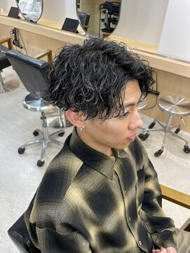 ニコフクオカヘアーメイク(NIKO Fukuoka Hair Make) 天神大名/メンズカット/メンズマッシュ/ニュアンスパーマ/眉毛