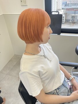 ゴウトゥデイシェアサロン 町田店(GO TODAY SHAiRE SALON) 夏に人気なオレンジカラー♪