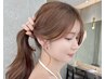 【韓国風似合わせヘア】前髪+顔周りカット+カラー+1STEPトリートメント[原宿]