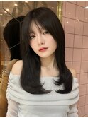 韓国風小顔ヘア×ココアブラウン【新宿/韓国ヘア】