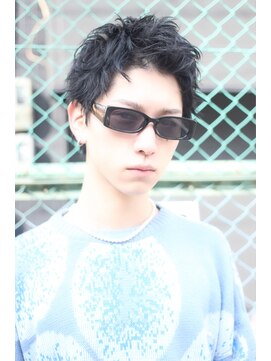 マーズ(MARS) スパイキーショート×黒髪アップバング/20代30代40代