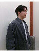 ヒントステーション フォーメンズ(HINTSTATION for Men's)&nbsp;〈浅草 半個室〉 メンズセンターパート/ナチュラル
