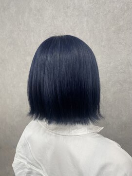 アン ブリーチ 大宮駅東口店(UN BLEACH) ブリーチ１回ネイビーブルー♪カラー