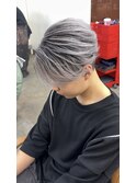 ホワイトシルバーアッシュバレイヤージュ