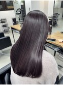 くびれヘア_アプリコットオレンジ_夏のヘアアレンジ