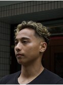 Highlight Perm×Skin Fade