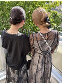 結婚式ヘアセット