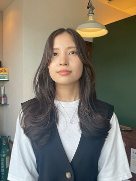 シェール(cher) ロングレイヤー/モカブラウン/艶髪