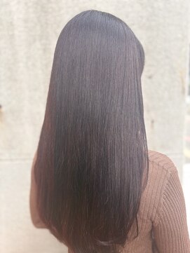 ゼンドットカラスマ(Zen.karasuma) 深めボルドーカラーロング。