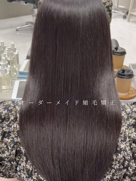 バディ 中野駅前店(BUDDY) カット+オーダーメイド縮毛矯正【中野美容室/髪質改善】