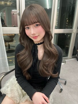 リッカ(LICCA) (licca内堀素代香)透明感カラー×ブラウンカラー×前髪