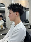 短髪パーマ ピンパーマ スパイキーショート【五嶋響】