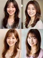 レヴィア(REVIA)&nbsp;レイヤーカット髪質改善トリートメント前髪カット