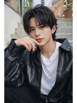 ベル 表参道Terrace(Belle) フェザーパーマ/センターパート/ツーブロック/シャドウパーマ