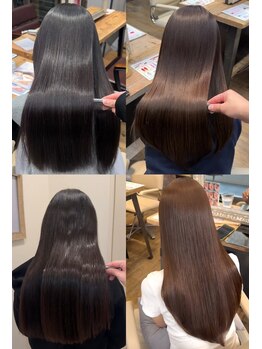 グッドネイバーズ 北千住(GOOD NEIGHBORS kitasenjyu)の写真/「広がり・うねり・ダメージに、もう悩まない。」やわらか質感の髪質改善ストレート。【北千住】