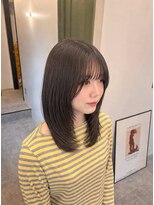 ベンジー 横浜店(benji) 透明感グレージュ×レイヤーカット