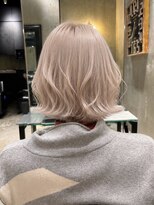 エノア 青山(ENORE)&nbsp;ホワイトミルクティーベージュ ケアブリーチ透明感ハイトーン