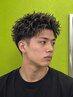 【メンズ人気】スパイキーショート＋仏陀パーマ