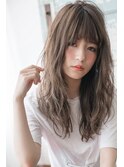 ロング×ミックスカール×フェミニン..