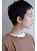 ベリーショート　ショートバング　もみあげ