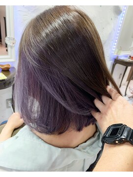 シエン 本店(CIEN) ラベンダーのインナーカラー