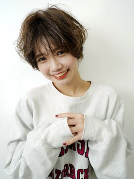 ユラギフロムユイマァル 水島店(YURAGI from YUIMARL) 30代40代50代マッシュショートボリュームパーマ岡山ショート