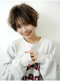 30代40代50代マッシュショートボリュームパーマ岡山ショート