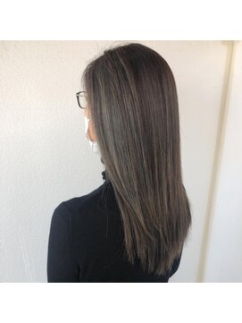 ヘアメイク ミチ 富田店(HAIRMAKE MICHI) 白髪ぼかしハイライトcolor【古作　蓮】