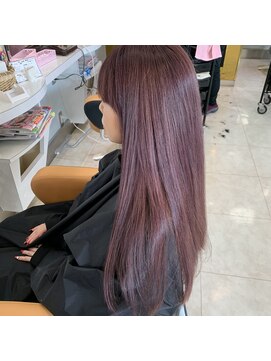 髪技空間アノン(anon) ピンクアッシュ