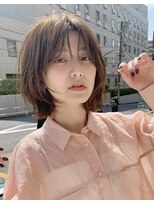 ユーリー(juurii) 切りっぱなし抜け感ミディアムレイヤー【juurii菊地真理恵】