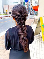 サムソンアンドデリラ 調布店 ☆ゆるふわ編みおろし　ヘアアレンジ　大人可愛い