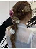 編みおろしアレンジ