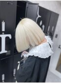 ホワイトブロンド/美肌カラー[立川駅/ケアブリーチ]