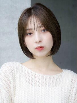 エインアンリー 表参道(AIN.ANLY.) 前髪ありグレージュボブ20代30代40代【AIN.表参道】川原大地