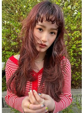 フェリアあべの(FERIA) 【天王寺/あべの】顔周りレイヤー/レッドブラン