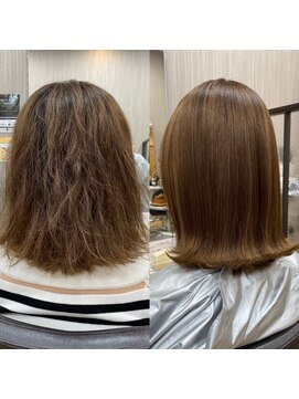 カイノ 南青山店(KAINO) 髪質改善トリートメント/髪質改善ストレート/くびれボブ