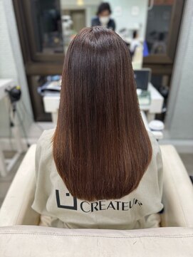 クレアトゥールウチノ(CREATEUR Uchino) キレイ髪ストレートー髪質改善ー