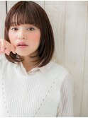 辻堂/髪質改善/ぱっつん前髪×ワンカール☆ヘルシースタイルc