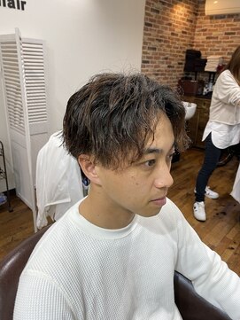レアヘアー(lea hair) 縦落ちパーマ