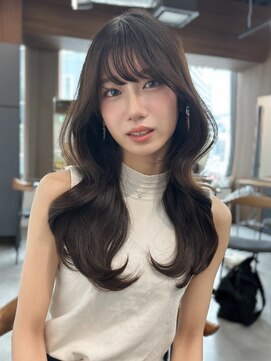 ロンドアンメゾン 原宿(Lond un Maison.) 【安岡】レイヤーロング/ヨシンモリ/韓国ヘア/ウェーブ/前髪